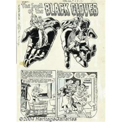 Bob Powell - Original Art for Witches Tales #5, Complete 10-page story, "The Spell of the Black G