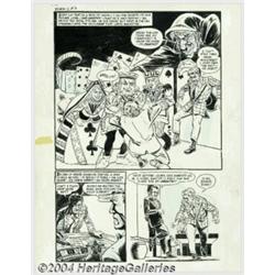 Bob Powell - Original Art for Black Cat #34, Complete 7-page Story "Jack of Horror" (Harvey,1952