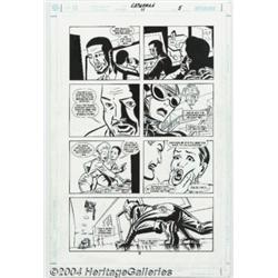 Brad Rader and Mark Lipka - Original Art for Catwoman #11, pages 5 and 7 (DC, 2003).