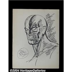 Don Rico - Original Art Pin Up of Daredevil (No Publisher, undated).