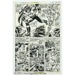 Frank Robbins and Frank Springer - Original Art for The Invaders #14, page 7 (Marvel, 1977).