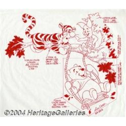 Mike Royer - Original Illustration of Winnie the Pooh (Walt Disney Productions, undated).