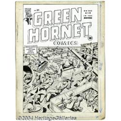 Alex Schomburg - Original Cover Art for Green Hornet #21 (Harvey, 1944).