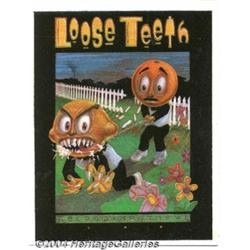 Brian Sendelbach - Original Cover Art for Loose Teeth #2 (Fantagraphics Books, 1992).