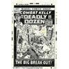 Image 1 : John Severin - Original Cover Art for Combat Kelly and the Deadly Dozen #2 (Marvel, 1972).
