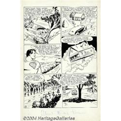 John Sikela - Original Art for Early Superman, page 11 (DC, undated).