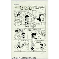 Dom Sileo - Original Art for Little Dot, Pages 1-4 (Harvey, 1960).