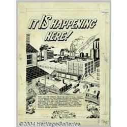 Jack Sparling (attributed) - Original Art for Complete 16-page Story, "It IS Happening Here!" (Ha