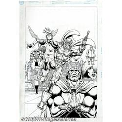 Jim Starlin - Original Art for Hardcore Station (DC, undated).