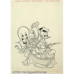 Tony Strobl (attributed) - Original Art for Donald Duck #200 (Gold Key, 1978).