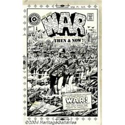 Tom Sutton (Attributed) - Original Cover Art for War Then and Now #1 (Charlton, 1974).