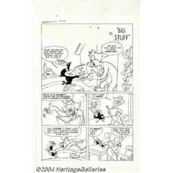 Martin Taras - Original Art for Harvey Comic Hits #62, Complete 5-Page Story, "Big Stuff" (Harvey