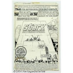 Herb Trimpe and Josef Rubinstein - Original Art for Iron Man #113, page 1 (Marvel,1978).