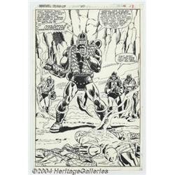 Herb Trimpe and Mike Esposito - Original Art for Marvel Team-Up #110, page 12.