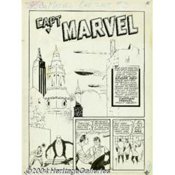 George Tuska - Original Art for Captain Marvel Adventures #2, Complete 12-page Story (Spider-Men