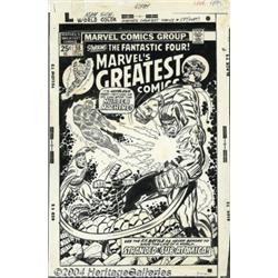 Ron Wilson and Joe Sinnott - Original Cover Art for Marvel's Greatest Comics #58 (Marvel, 1975).
