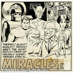 Wally Wood - Original Art for Miracles, Inc. House Ad (Harvey, 1966).