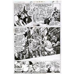 Berni Wrightson - Original Art for Swamp Thing #6, Page 9 (DC, 1973).