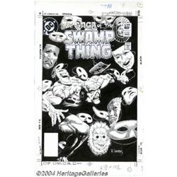 Tom Yeates - Original Cover Art for The Saga of the Swamp Thing #16 (DC, 1983).