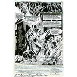 Tom Yeates - Original Art for The Saga of the Swamp Thing #2, Complete 17-page Story, "Something