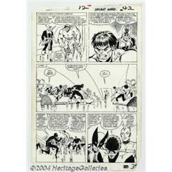 Mike Zeck and John Betty - Original Art for Secret Wars #12, page 42 (DC, 1985).