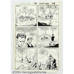 Mike Zeck and John Beatty - Original Art for Secret Wars #12, page 48 (Marvel, 1984).
