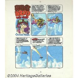 Vaughn Bode - Original Art for Deadbone Erotica, "Rocket Broad, Test Pilot" (Cavalier, 1974).