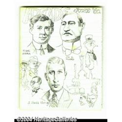 Robert Crumb - Original Sketches, Mae West (1962).