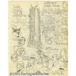 Robert Crumb - Original Sketches, "The Inn" (1962).