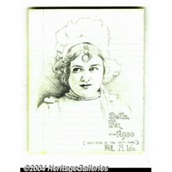 Robert Crumb - Original Sketches, Della Fox (1962).