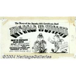 Robert Crumb - Original Illustration, "The Road to Success" (undated).