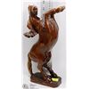 Image 1 : REDWOOD CARVED  STALLION