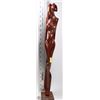 Image 1 : CARVED WOOD WOMAN STATUE