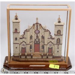 HANDMADE SAND AND WOOD CASTLE OF