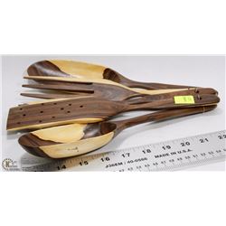 SOLID WOOD HANDMADE KITCHEN UTENSIL SET