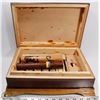 Image 1 : HANDMADE WOODEN COHIBA CIGAR HUMIDOR WITH