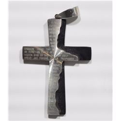 #5-STAINLESS STEEL CROSS PENDANT