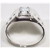 Image 1 : #6-STERLING SILVER CUBIC ZIRCONIA RING