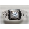 Image 2 : #6-STERLING SILVER CUBIC ZIRCONIA RING