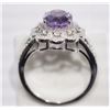 Image 3 : #10-STERLING SILVER AMETHYST & CUBIC