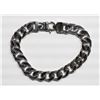 Image 1 : #14-STAINLESS STEEL LARGE LINK MENS BRACELET