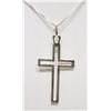 Image 1 : #32-STERLING SILVER CROSS PENDANT