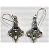 Image 2 : #46-STERLING SILVER CITRINE ,GARNET ,PERIDOT  &