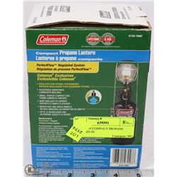 COLEMAN COMPACT PROPANE LANTERN IN