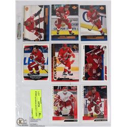 RARE RED WINGS HOCKEY CARDS