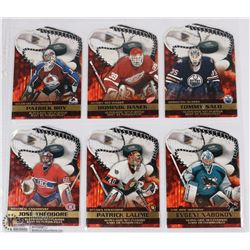 FULL SET OF GLOVE-SIDE NET  2002 HOCKEY CARDS