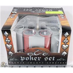 NEW ORANGE COUNTY CHOPPER POKER SET