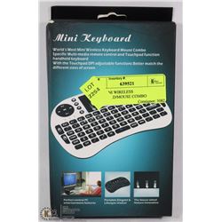 NEW MINI WIRELESS KEYBOARD/MOUSE COMBO
