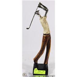 GOLFER FIGURINE - 16"-TALL