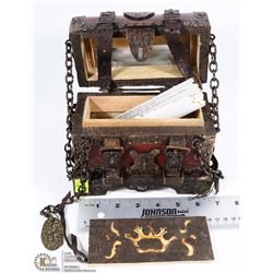 DECORATIVE PIRATE TREASURE CHEST